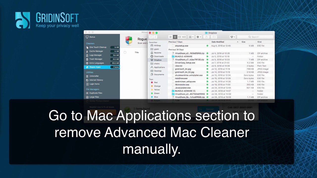 how do you remove advanced mac cleaner from my computer